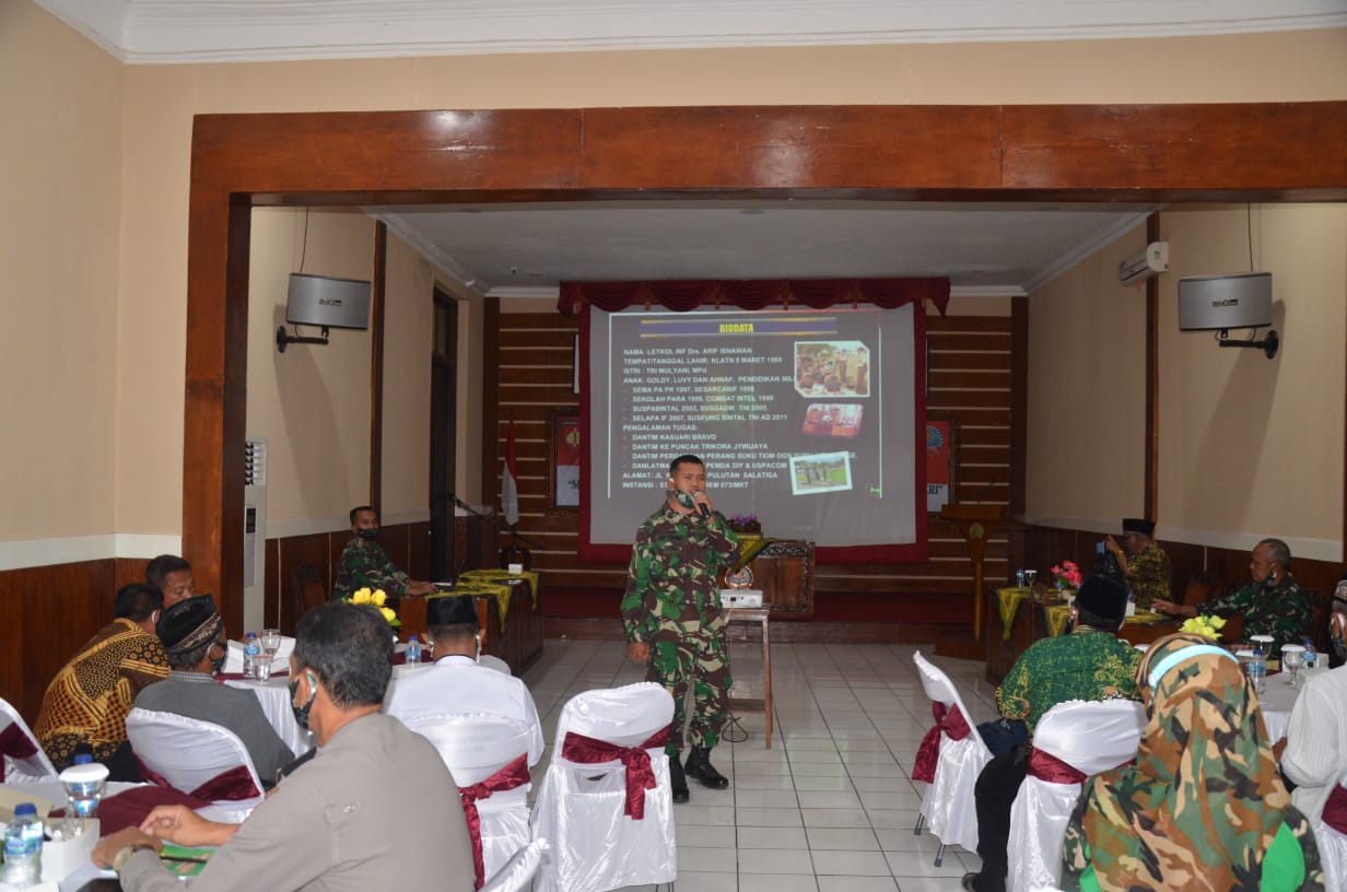 Korem 073/MKT Laksanakan Komsos Cegah Tangkal Radikalisme Dan Separatisme Bersama Tokoh Agama, dan T